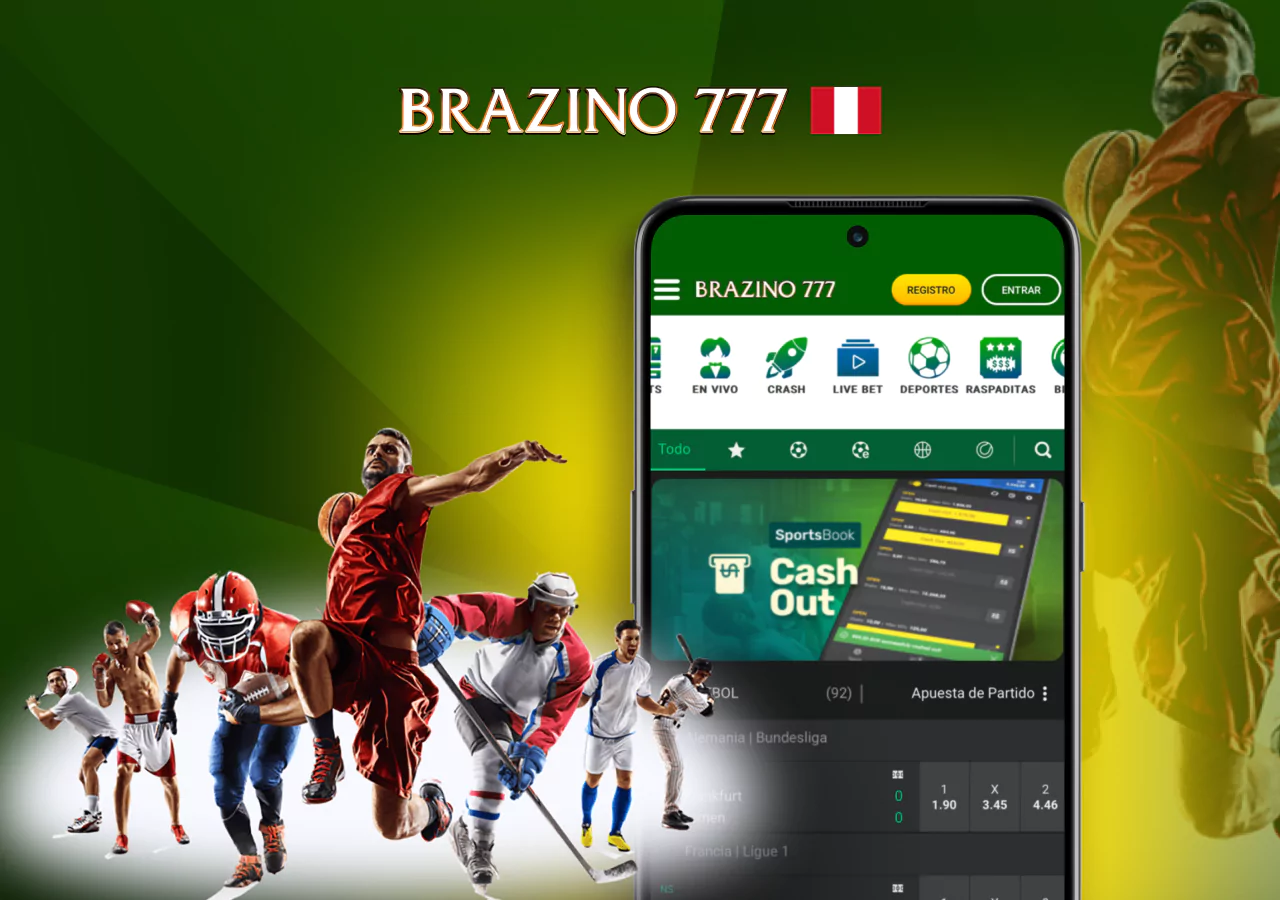 Apuestas deportivas con cuotas favorables en la aplicación Brazino777